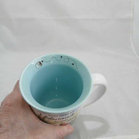 Disney  16 oz Winnie The Poo Mug Some Paths Are Destined To Cross - Picture 2 of 4